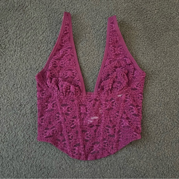 Urban Outfitters Out From Under Dark Romantic Convertible Corset - Picture 7 of 8